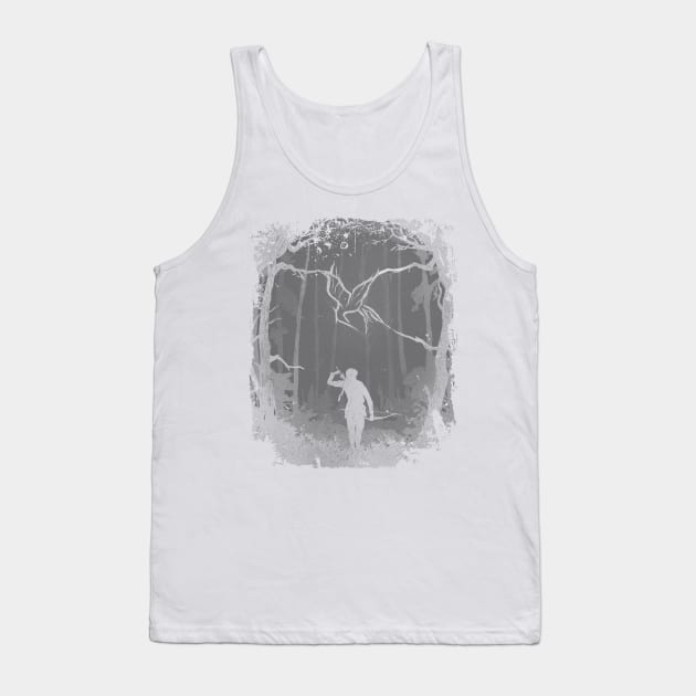 Hunger Games Woods - Purple Tank Top by Uwaki